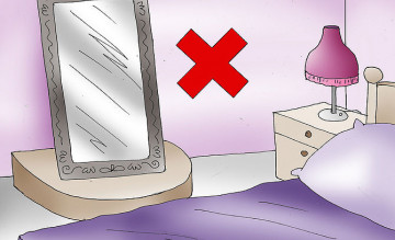 Tại sao không nên đặt gương trước giường ngủ trong phong thủy?